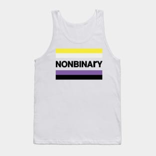 NON BINARY FLAG DESIGN LGBT COMMUNITY Tank Top